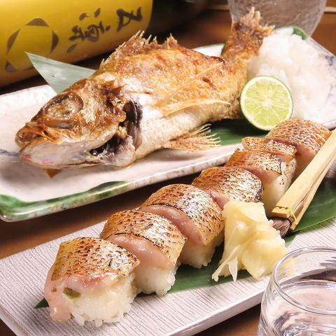 まずは注文してほしい！朝獲れ鮮魚のお造り！