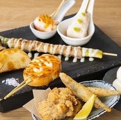 鐵板串燒和小菜套餐（8種）