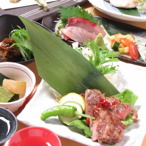 Seasonal Shinshu course ★ 7 dishes including charcoal-grilled Shinshu Fukumi chicken and horse sashimi & 120 minutes of all-you-can-drink including all kinds of local sake / 5,000 yen