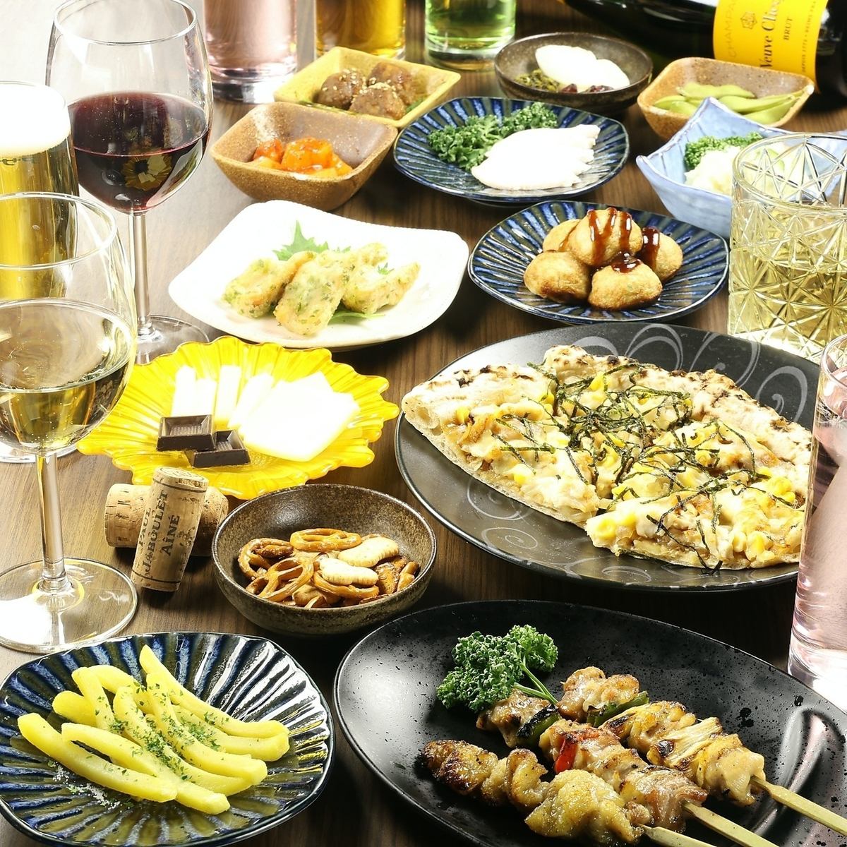貸切予約で飲み放題付き4400円（税込）～宴会プランございます♪