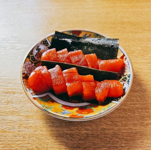 明太子の昆布〆