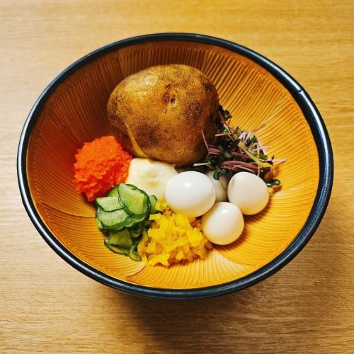混ぜて食べるあったか明太子ポテサラ