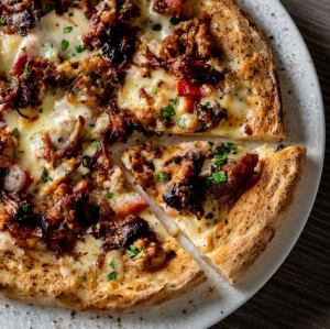 미트라버스 피자 살시차, 풀드포크, 베이컨