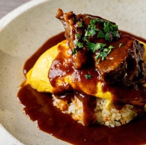 쇠고기 고기 오므라이스