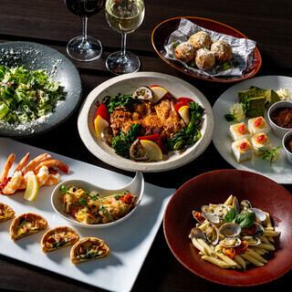 3/2～リニューアルBasic Plan （全6品/2時間飲み放題付き）6,000円（税込）