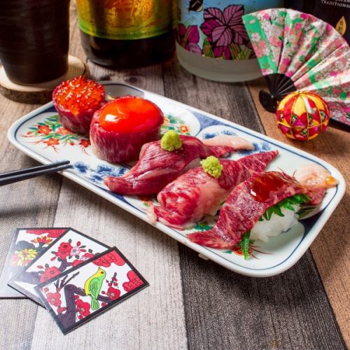 肉寿司5種盛り