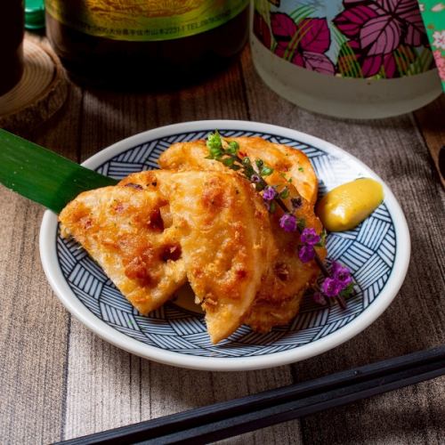 レンコンのはさみ揚げ