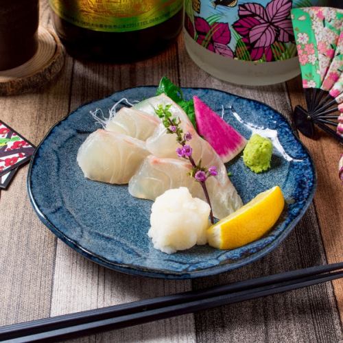 タイの大根おろし添え