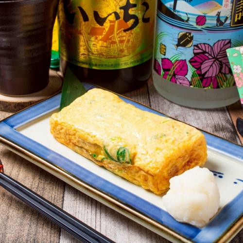 九条ネギの出し巻き