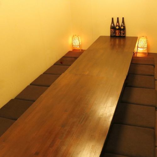 From small groups to groups ♪ A calm space in a complete private room!