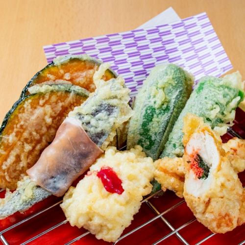 天ぷら5種盛り