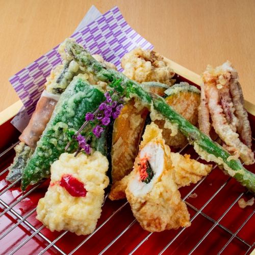 天ぷら8種盛り