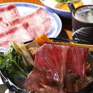 [晚餐]綾套餐壽喜燒11,000日元含稅