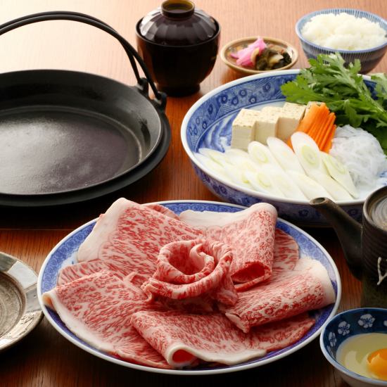 伊勢肉を使った関西風のすき焼（しゃぶしゃぶ）を是非一度☆