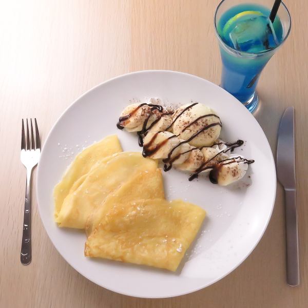 もちもちクレープ　チョコバナナ