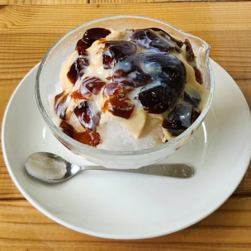 （期間限定）カフェオレクリームのかき氷