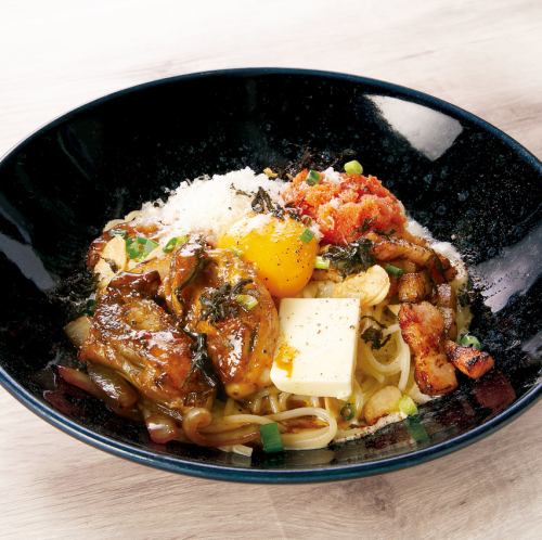 牡蠣のやみつき明太子カルボナーラ スパゲッティ