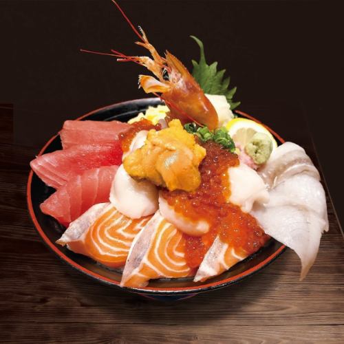 Luxurious seafood bowl