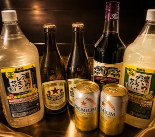 新宿東宝店限定!全26種 フリー飲み放題60分(LO15分前)¥1,200→¥1,000