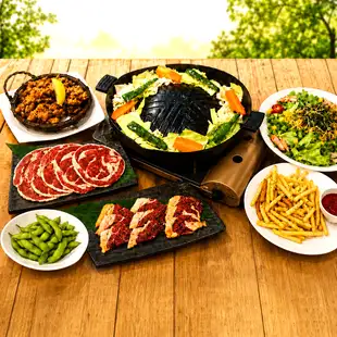 テラス席限定!ジンギスカン食べ飲み放題コース 120分【8品】¥8,000→¥6,000
