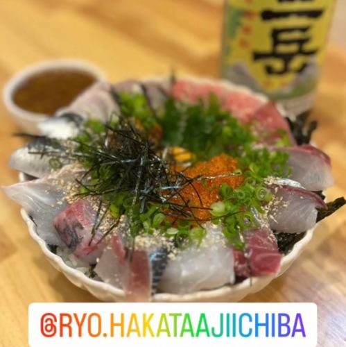 マッスル海鮮丼♪