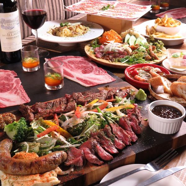 当店一番人気コース【忘年会プラン】2H飲み放題付◆名物「黒毛和牛タタキ」含む全12品コース 5500円