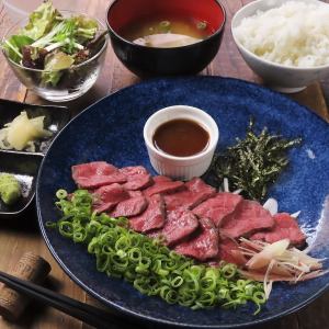 黒毛和牛タタキ定食