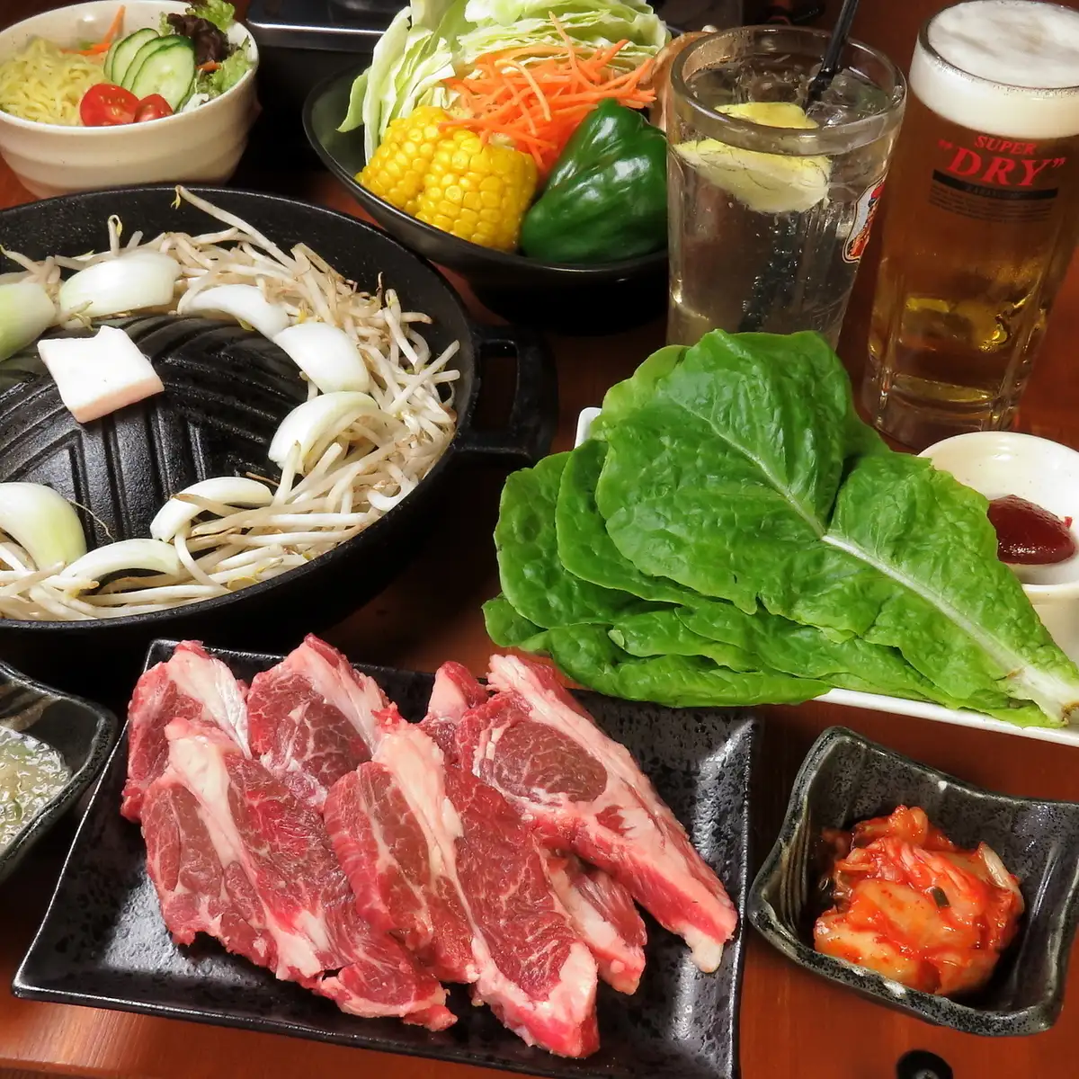 大人のゆっくりした時間をジンギスカンで!