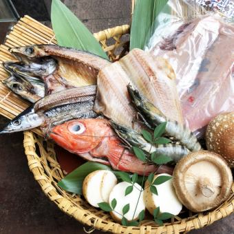 万治郎ぜいたくコース◆和牛、大海老など豪華炉ばた焼付き