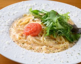 [Mottimochi Bells Raw Pasta☆] Mentaiko奶油意面980日元（含税）