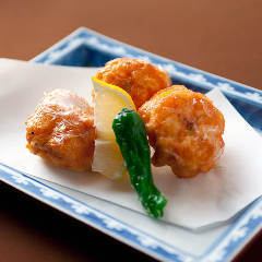 Deep-fried yuba / Octopus fried bean paste / Chikuwa mentaiko fried / Fried tofu