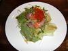 Tomato and garlic salad with garlic / easy tuna salad