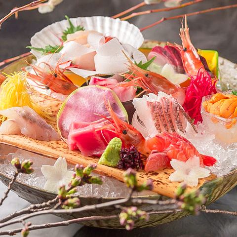 We offer fresh fish delivered directly from the fishing port! Please enjoy seasonal ingredients♪