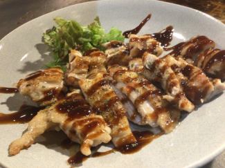 鷄もも肉ソテー山賊風