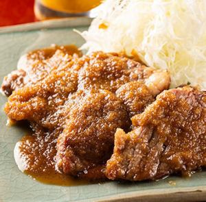 Pork shoulder loin with ginger