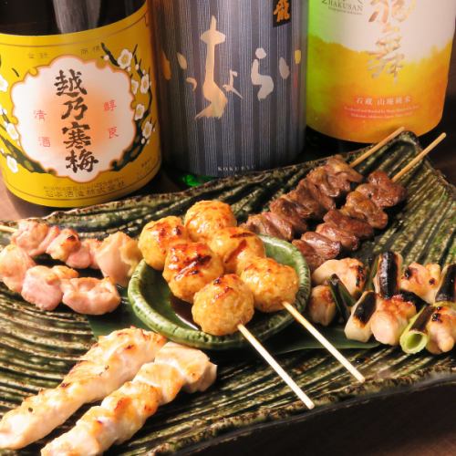 Yakitori platter