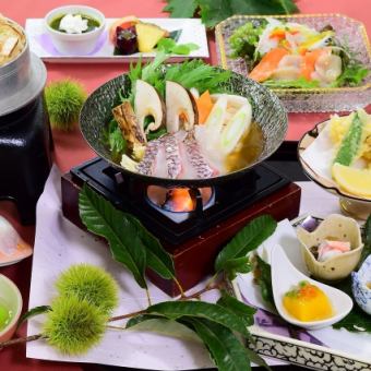 《個室確約》7000円コース2時間飲み放題付き(鞍馬)コース　神の海老天ぷらを味わう
