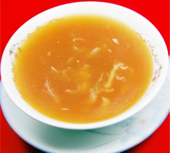 Shark fin soup with crab (regular plate/small plate)
