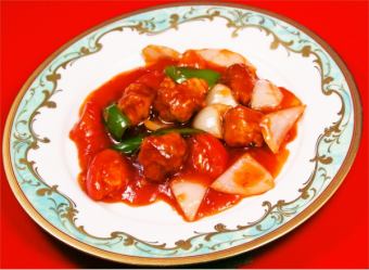 Subuta ~with tomato and pineapple~ (regular plate/small plate)