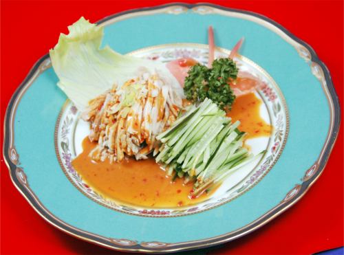Steamed Chicken Cold Appetizer/Steamed Chicken with Spicy Sesame Dressing/Petan