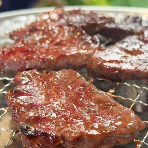 厳選鹿児島黒牛の焼肉を