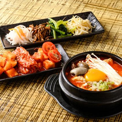 韓国料理も楽しめる♪