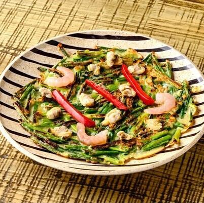本場韓国の味を『海鮮チヂミ』で！