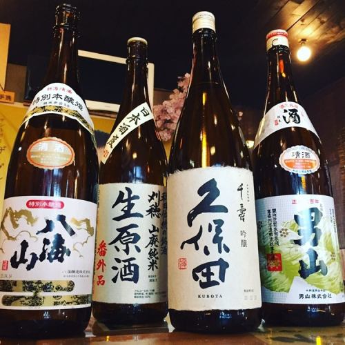 We also have local sake from the brewery ◎