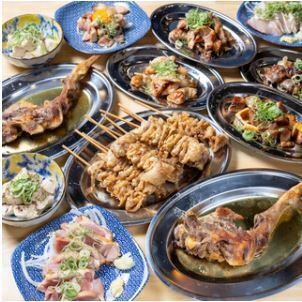 【三ノ宮駅中央口すぐ】焼き鳥/餃子/海鮮が食べ放題！2980円～★