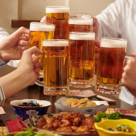 【3時間単品飲み放題】☆約50品1,650円（＋500円で1時間延長可能）