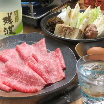 自家製割下 牛肉すき焼き セット1人前