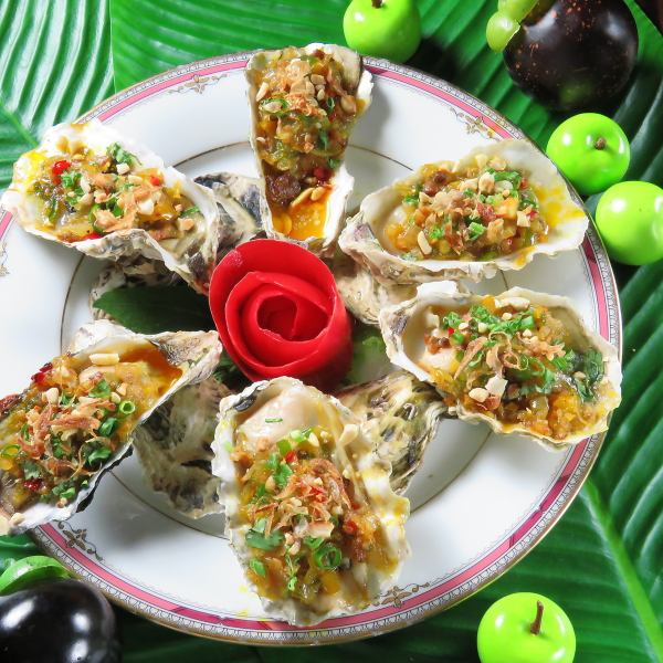 [Very popular] Grilled oysters with green onions