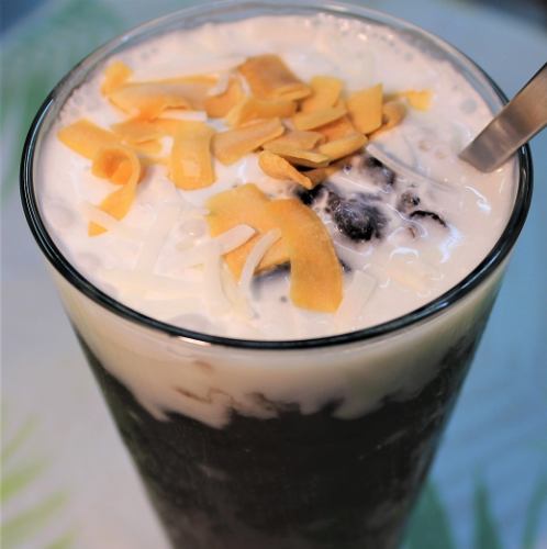 Black bean coconut milk zenzai