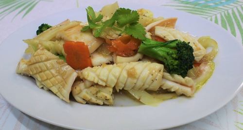 Stir-fried Tam Kam Squid
